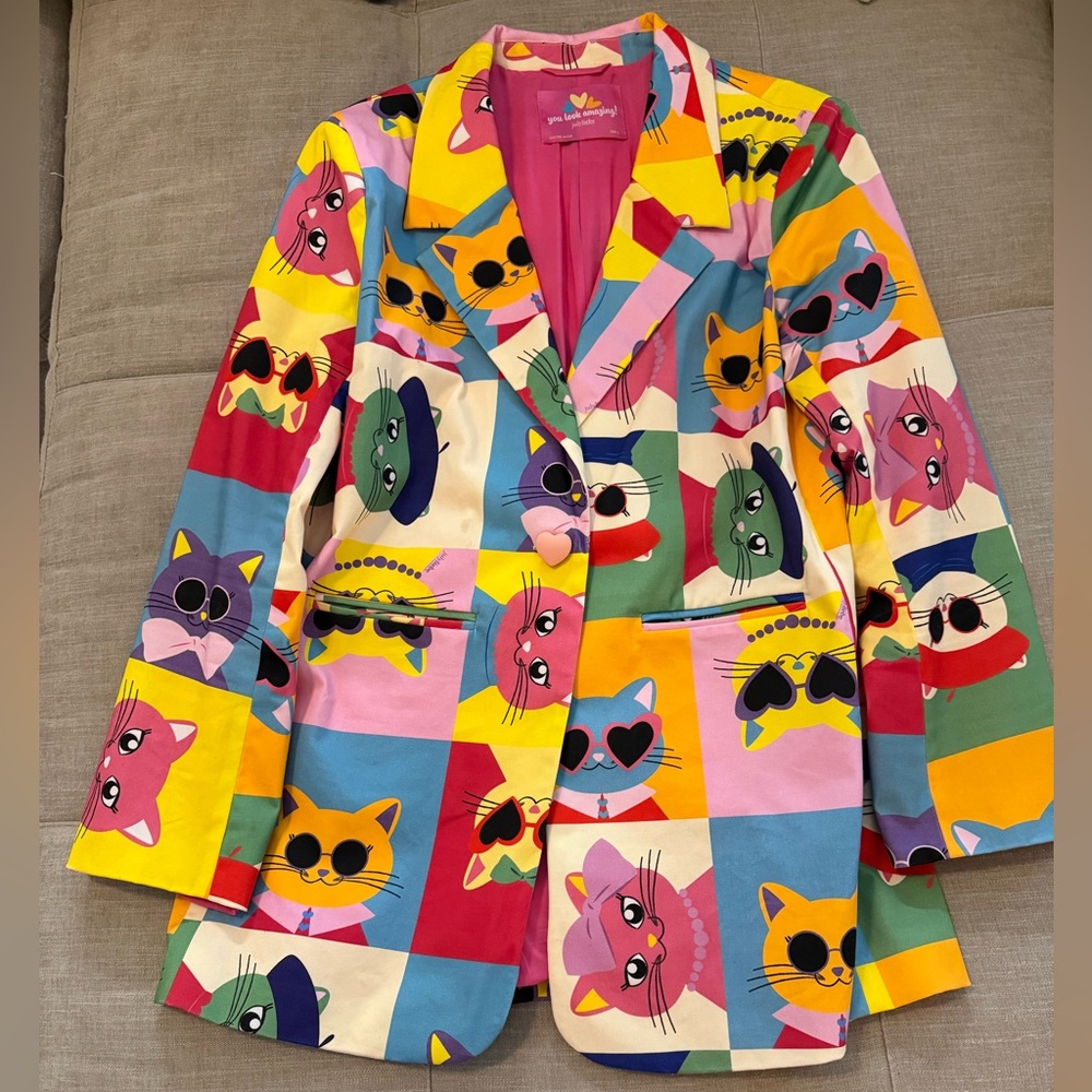 Limited July Liebe Pop Cat Blazer (L)